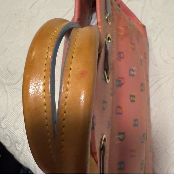 Gently Used Dooney & Bourke Pink Multicolor Satchel - Picture 9 of 10